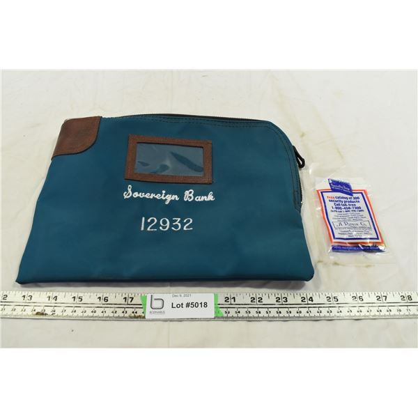 Sovereign Bankers Bag - locking deposit bag with keys