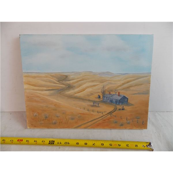 Reno Pasture Shack Oil painting - by Charles Heise