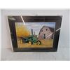 Image 1 : John Deere AR + hip roof barn print - in glass frame