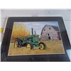 Image 4 : John Deere AR + hip roof barn print - in glass frame