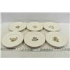 Image 1 : Set of 12 Canadian Centennial Flower Plates