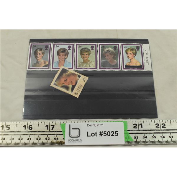 Princess Diana Stamps