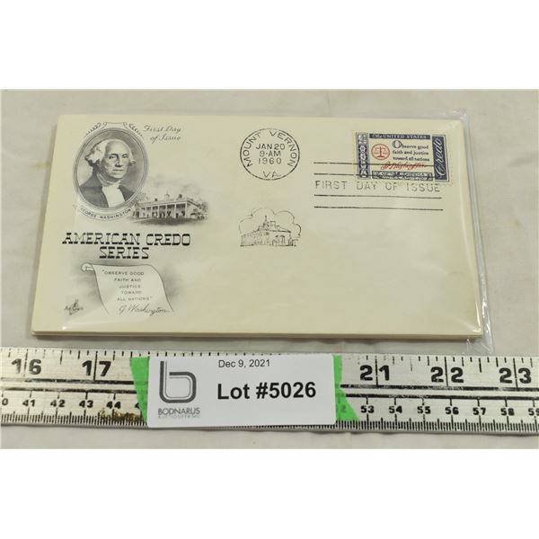 10 First Day of Issues Envelopes