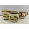 Image 2 : Made in England Pottery – Mugs, Cream Pitchers & Sugar Bowl