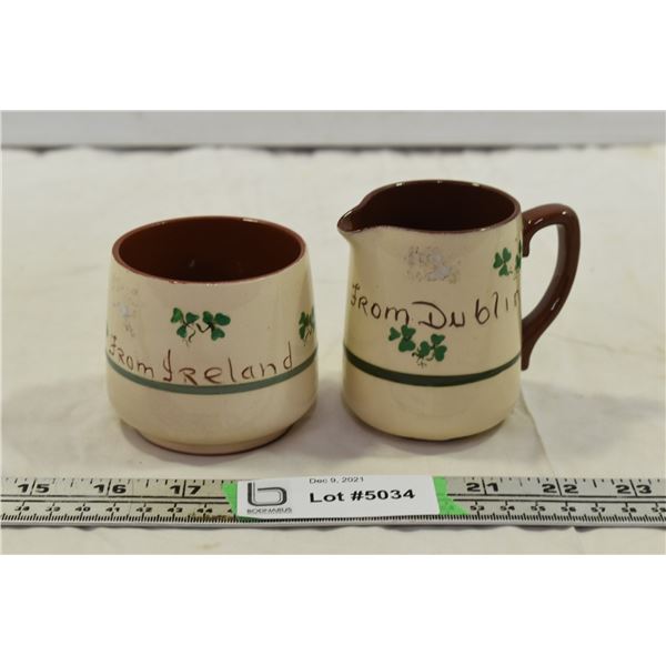 Made in Ireland Pottery – Cream & Sugar Dishes