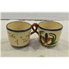 Image 2 : Made in England Pottery – Sugar Dish & Tea Cups