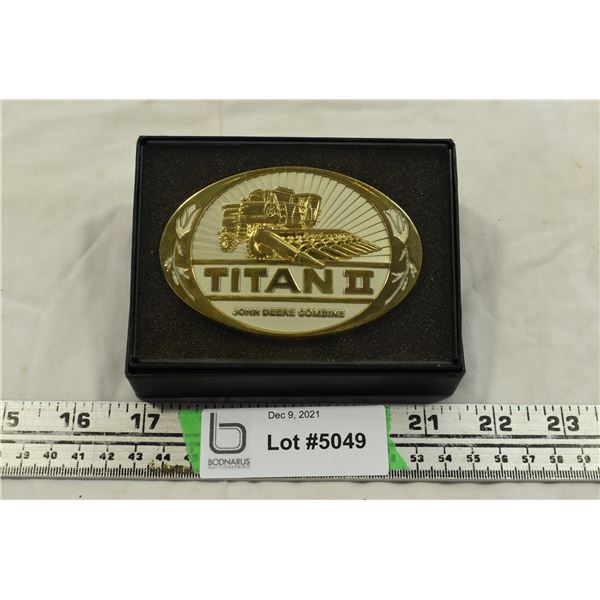 Titan II John Deere Belt Buckle