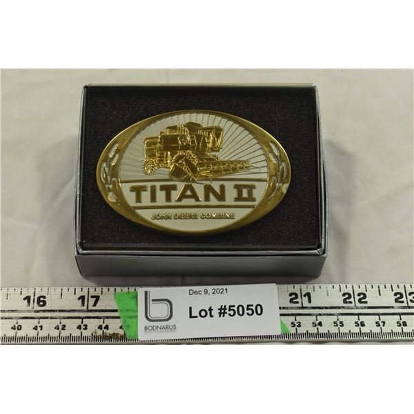 Titan II John Deere Belt Buckle