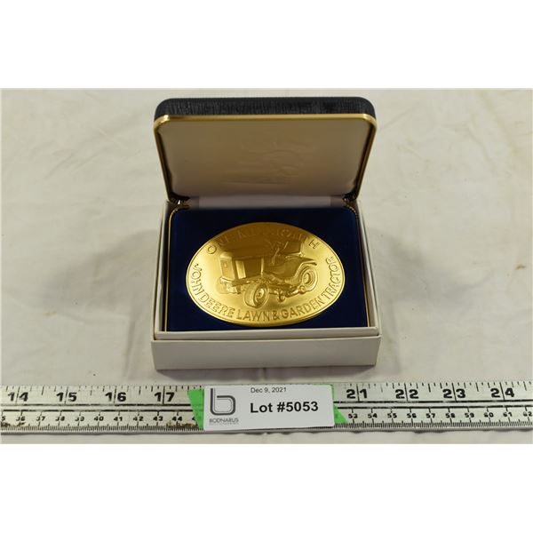 One Millionth John Deere Tractor Belt Buckle