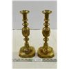 Image 1 : Heavy Brass Candle Holders