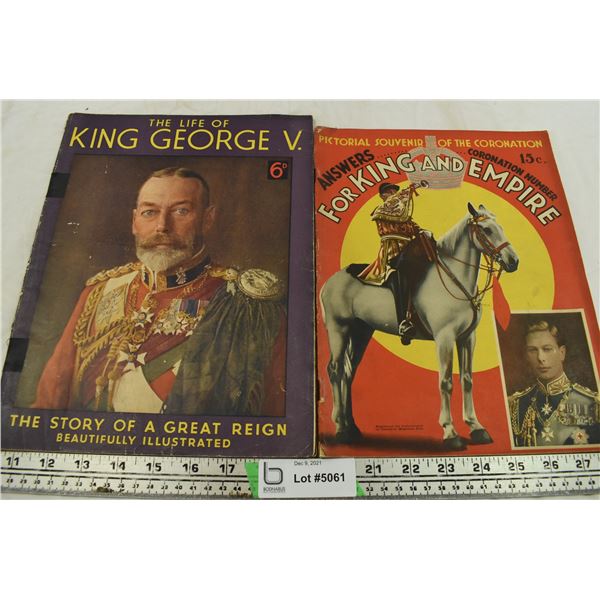 King George V & For King & Empire Book