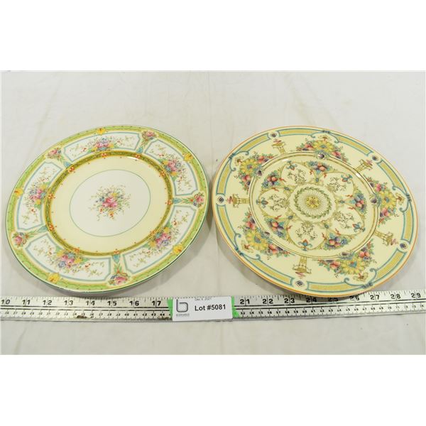 2 Decorative Dinner Plates