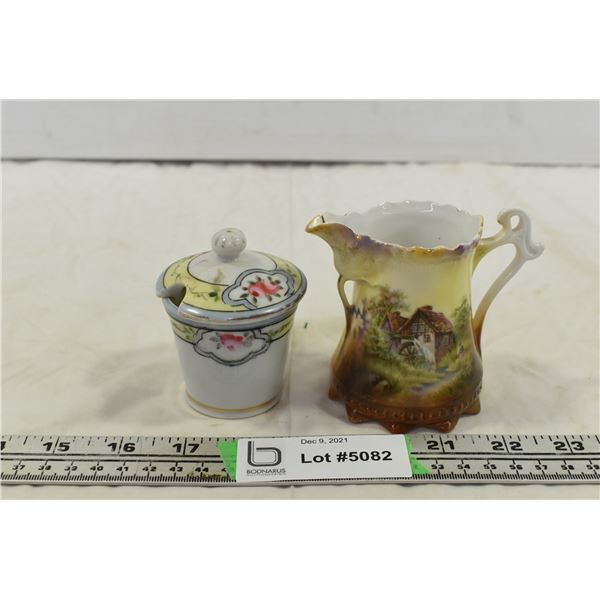 Prussian Milk Pitcher & Sugar Bowl