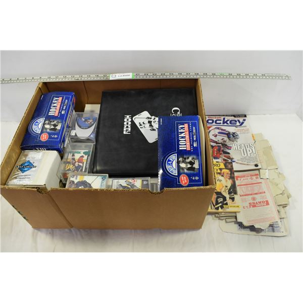 Banana Box Filled w/ Assorted Hockey Cards