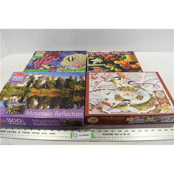 4 Assorted Puzzles
