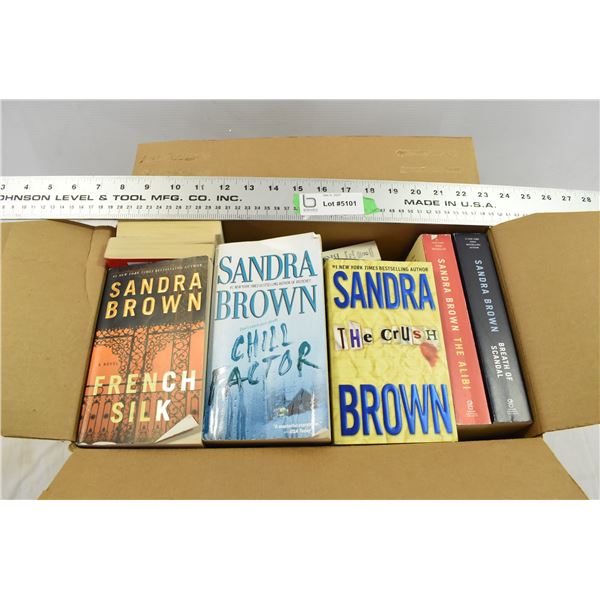 Box of Sandra Brown Books