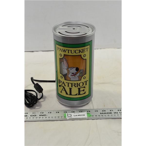 Pawtucket Patriot Ale Rotating Light