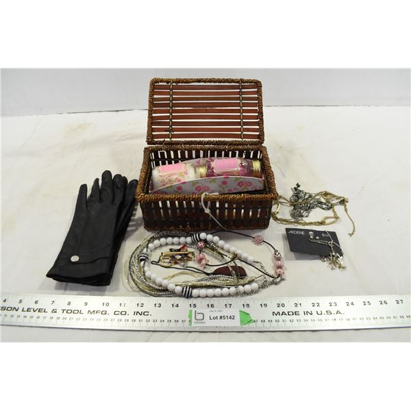 Small Jewellery Box, Necklaces, Body Lotions