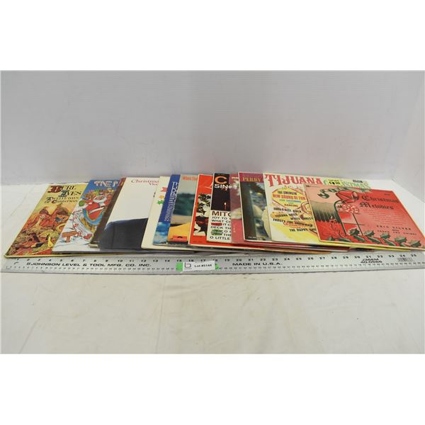 Vintage Christmas Vinyl Records