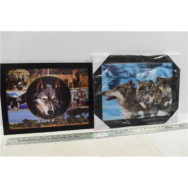 3D Holographic Wolves & Animal Pictures