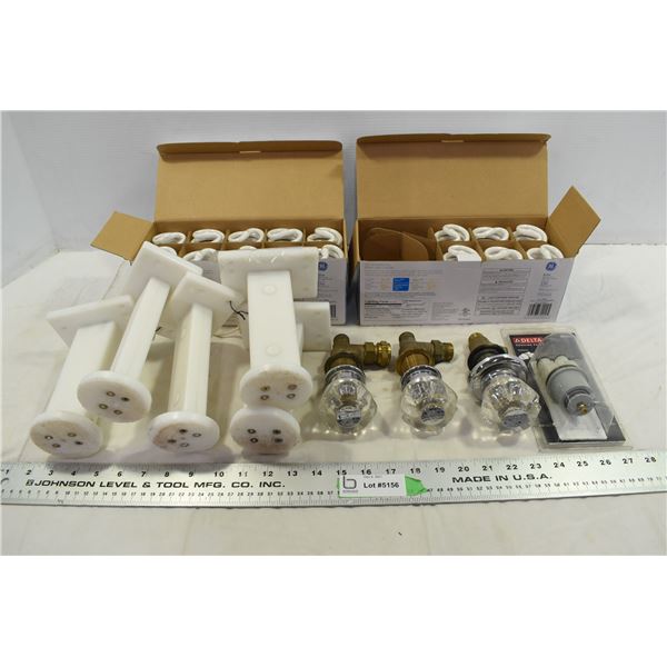 Lightbulbs, Box Spring Legs, Faucets