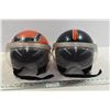 Image 1 : 2 Vintage Snowmobile Helmets - Moto-ski and Futura