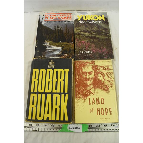 Assorted Books Including B.C. & Yukon Place Names