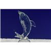 Image 2 : Glass Dolphin ornament / Paper Weight