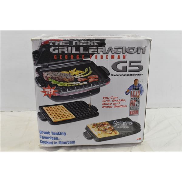 George Foreman G5 Grill - complete in box - used - (working)