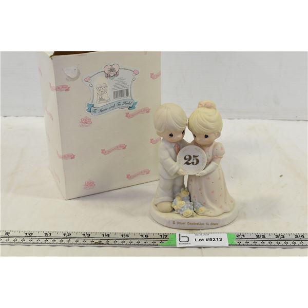 Precious Moments “A Silver Celebration To Share” 25th Anniversary Ornament