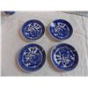 Image 3 : Blue Willow Children’s Tea Set (Japan) + Vintage Biscuit Tin (Huntley & Palmers)