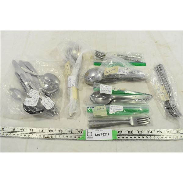 Assorted Silverware, Stainless Steel - some from Japan