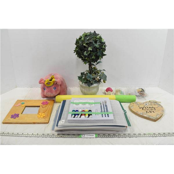 Fake Plant, Plush Pig, Crafting Sheets