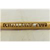 Image 2 : Wooden Baseball Bat "Challenge Cup" Cut Art Piece