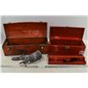 Image 1 : Red Toolboxs w/ Misc. Tools