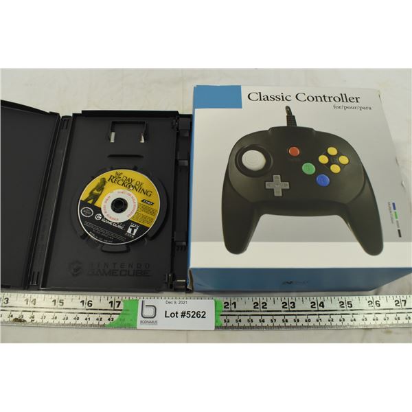The Day of Reckoning WWE Gamecube Game, Knock Off N64 Controller