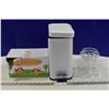 Image 1 : Bathroom Garbage Bin, Shot Dispenser & Holder & Doggy Poo Bags