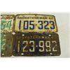 Image 3 : 1960’s Sask Licence Plates
