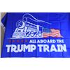 Image 1 : All Aboard The Trump Train 2020 Flag
