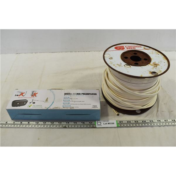 Digital Signal PreAmp & Roll of Wire