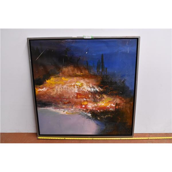 *41.5”x41.75” Canvas Painting – Smoke Odour