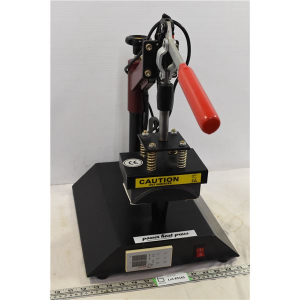 *Power Heat Press - Goes over 300 degrees