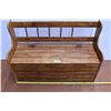 Image 1 : *Wooden Bench w/ Hidden Storage (42" Long x 14" Deep x 29" High)