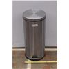 Image 1 : *Stainless Steel Garbage Can w/ Foot Open