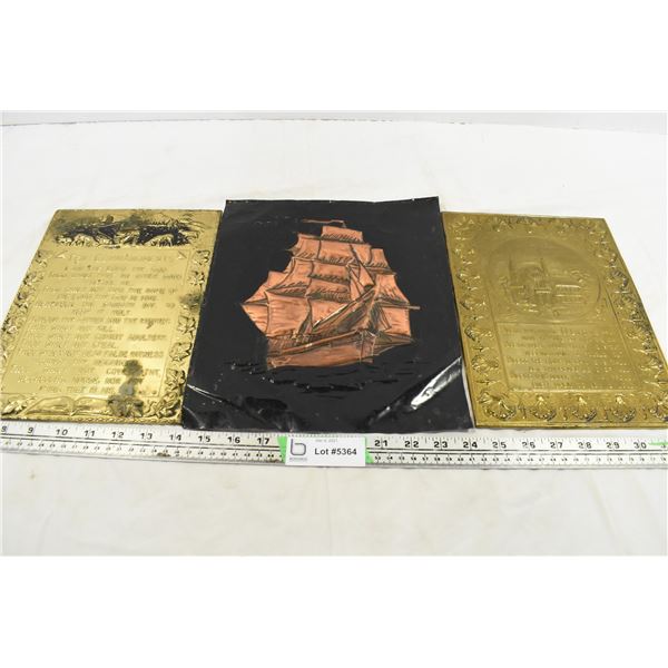 Copper Sign & Brass Signs – 10 Commandments