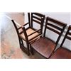 Image 2 : *(4) Kitchen Table Chairs + 2 Metal chairs