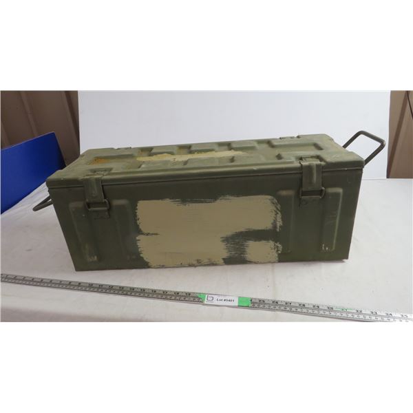 long metal Military ammo box -1969