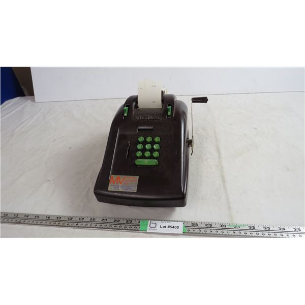 vintage victor adding machine