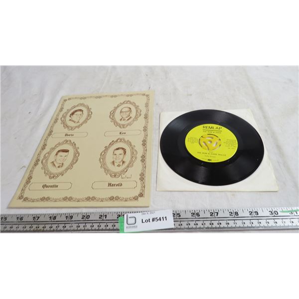 mom n dads 45rpm + info book