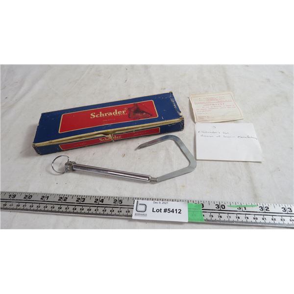 schrader scovill (tire gauge?)